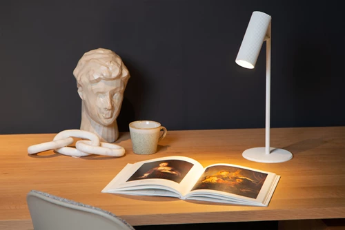 Lucide CLUBS - Schreibtischlampe - 1xGU10 - Weiß - Atmosphäre 1